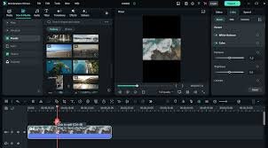 Wondershare Filmora editor UI